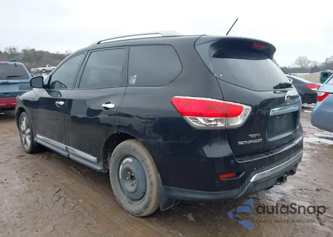 2014 Nissan Pathfinder Platinum z USA, uszkodzony, nr VIN 5N1AR2MN0EC730505